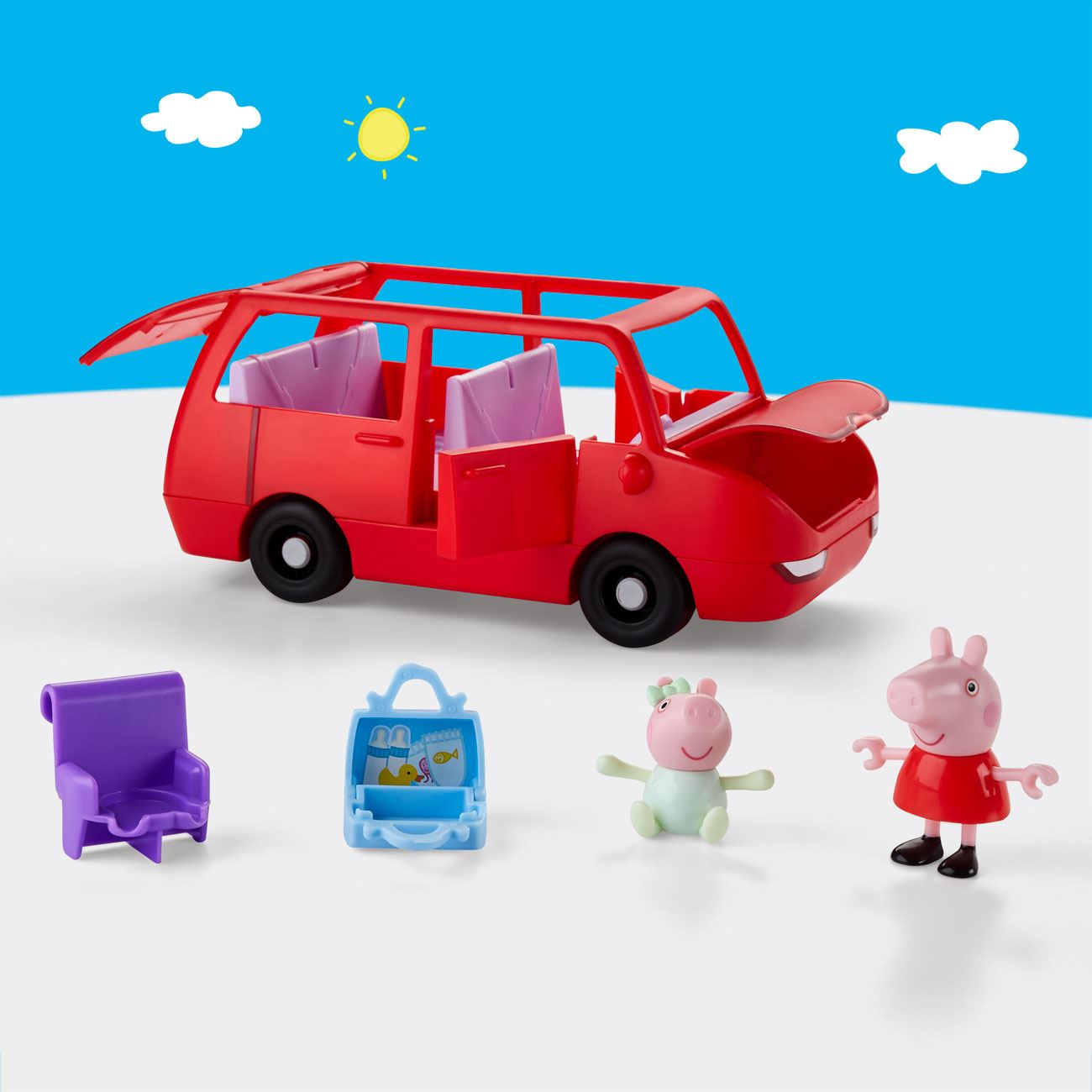 Peppa Pig Masina Familiei - Hasbro - poza 2