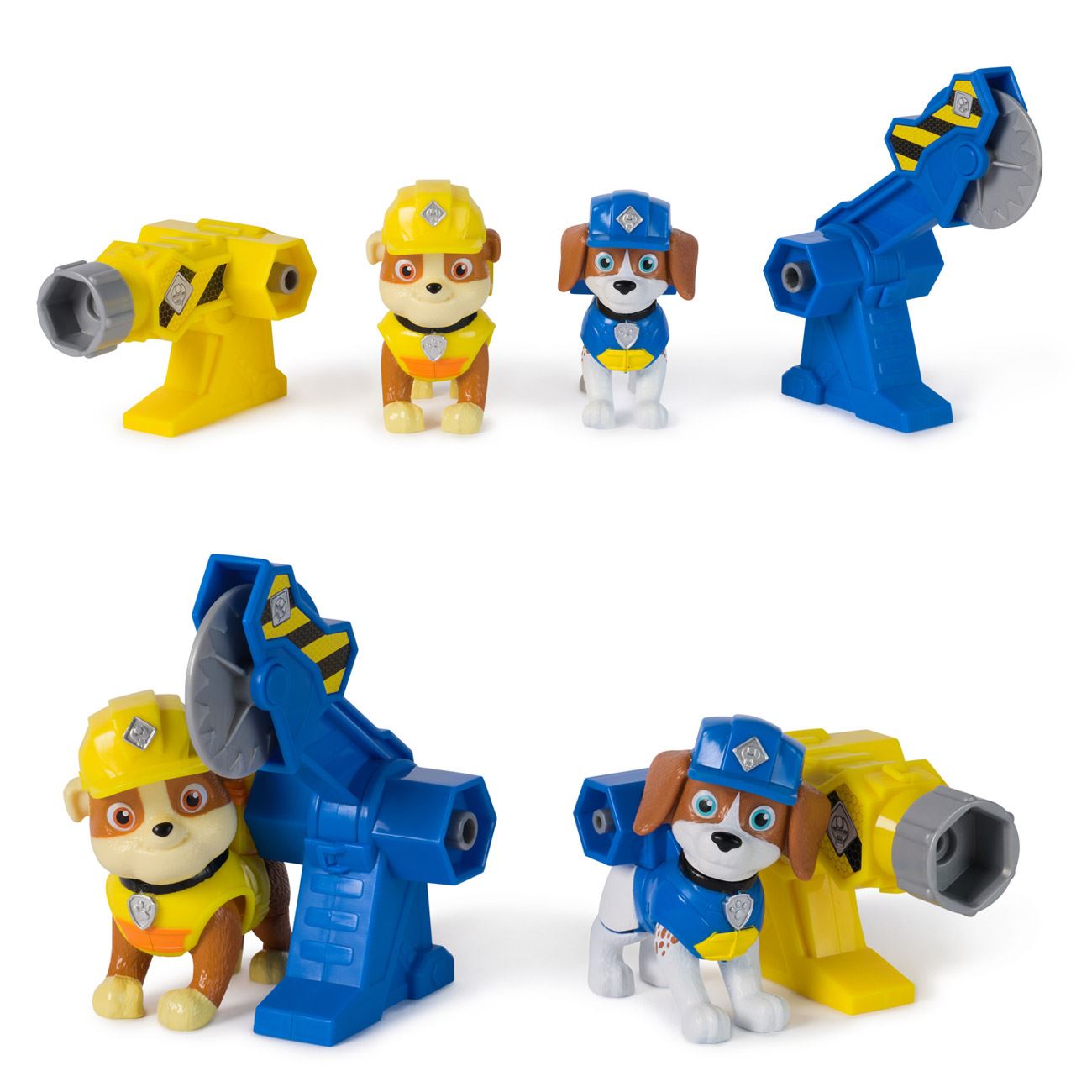 Paw Patrol Rubble & Crew Catelusi cu Unelte - Spin Master - poza 5