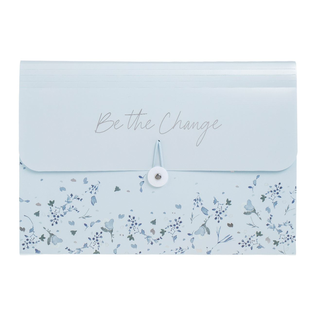 Servieta cu 13 Compartimente Elastic & Capsa Bleu Floral 33,5x4x24cm