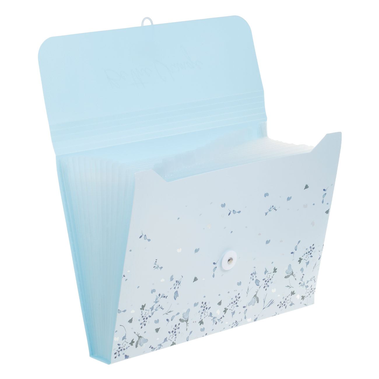 Servieta cu 13 Compartimente Elastic & Capsa Bleu Floral 33,5x4x24cm - poza 2