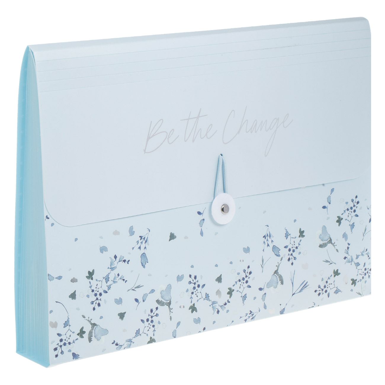 Servieta cu 13 Compartimente Elastic & Capsa Bleu Floral 33,5x4x24cm - poza 3