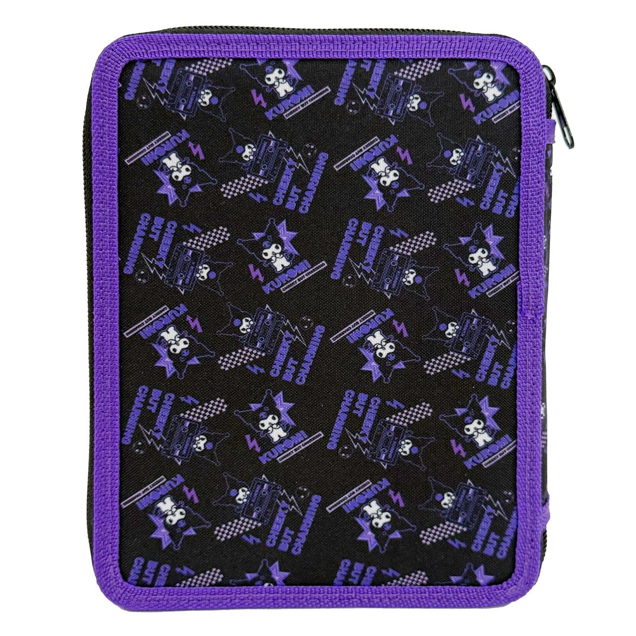 Penar Echipat Dublu Mov Negru Kuromi 15,5x4x21cm - poza 3