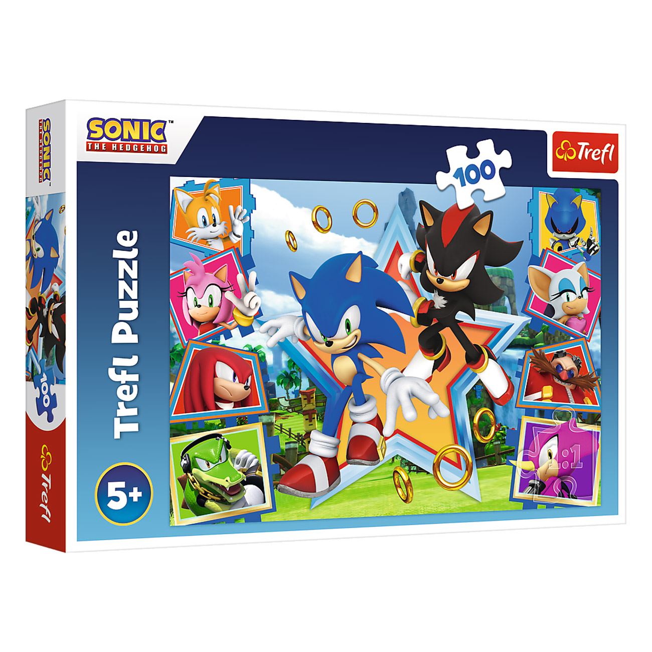 Puzzle Sonic (100 de piese) - Trefl