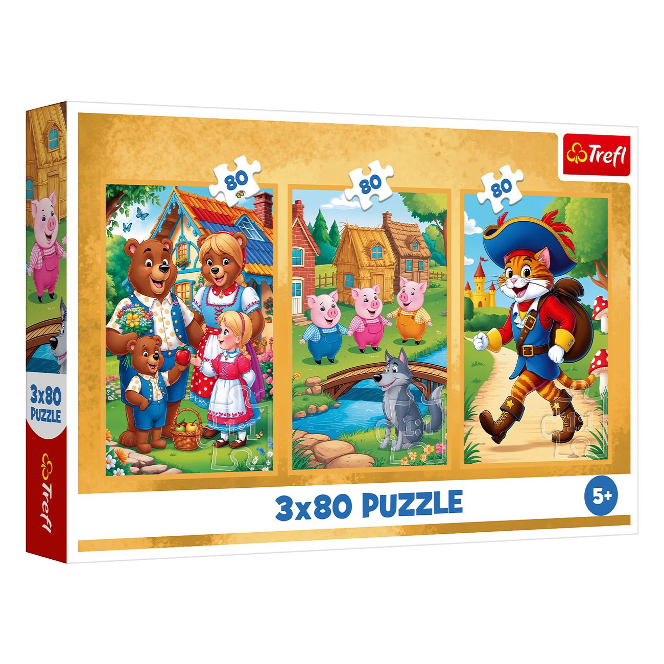 Puzzle Povesti Clasice 3 in 1 - Trefl