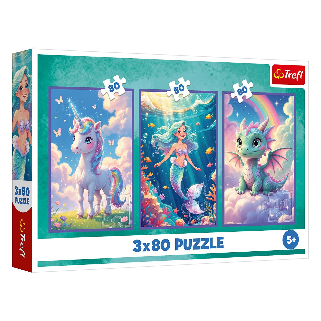 Puzzle Creaturi Fantastice 3 in 1 - Trefl