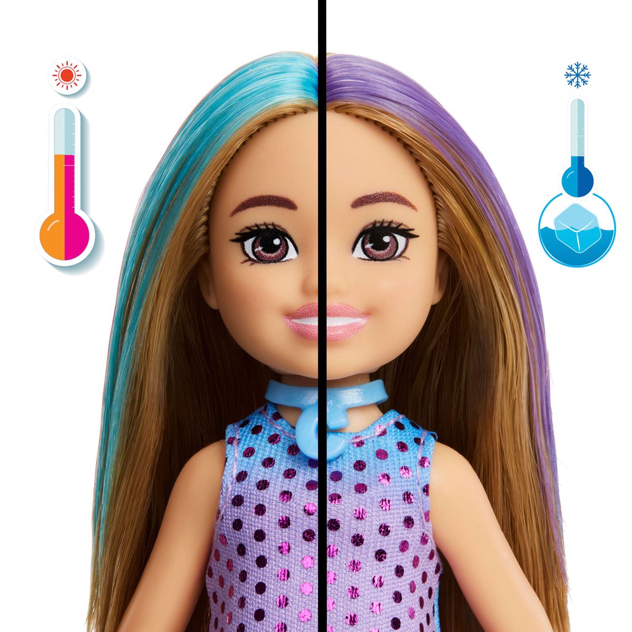 Papusa Chelsea Glam Party (Blind Box) - Mattel - poza 3