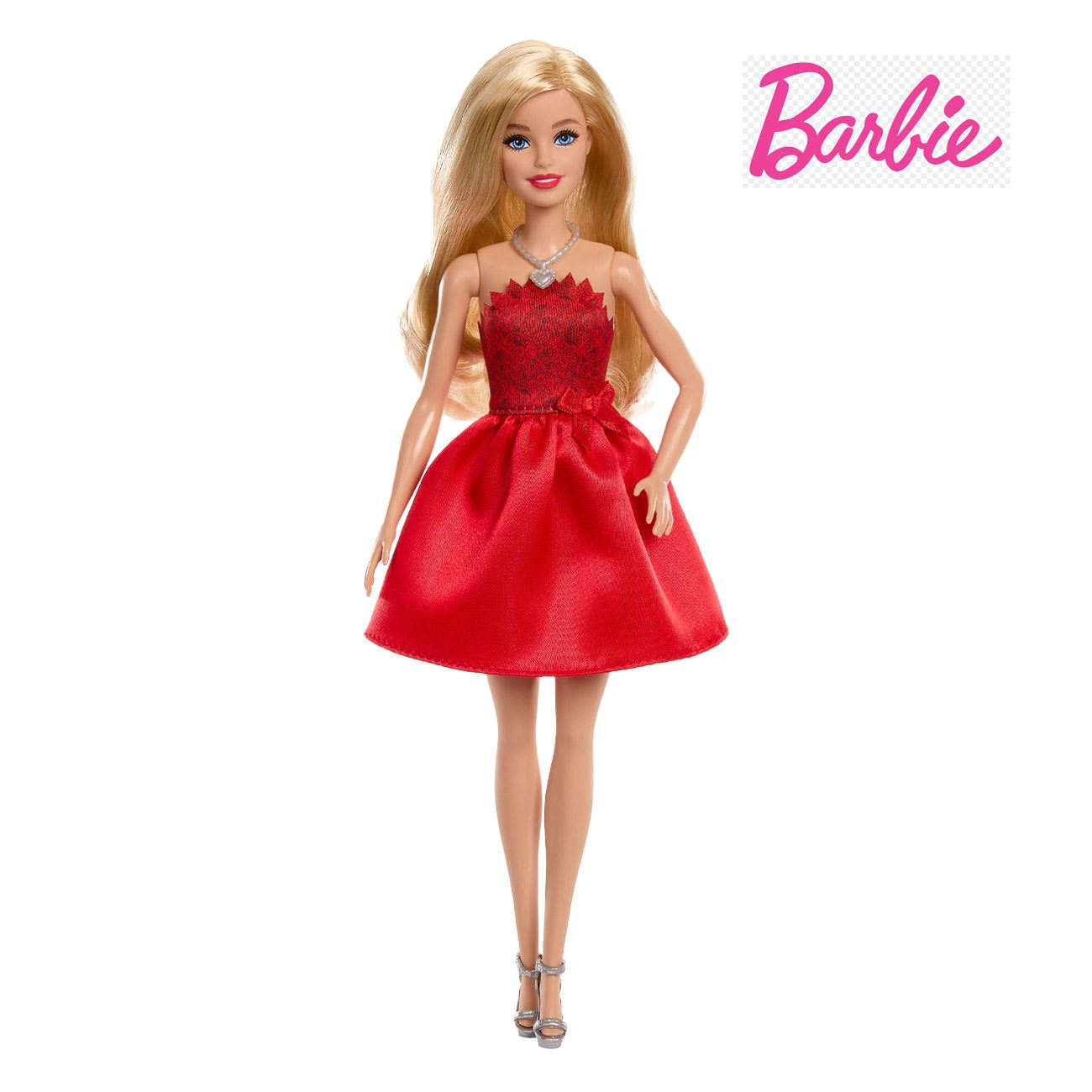 Barbie Papusa de Colectie cu Rochie Rosie - Mattel
