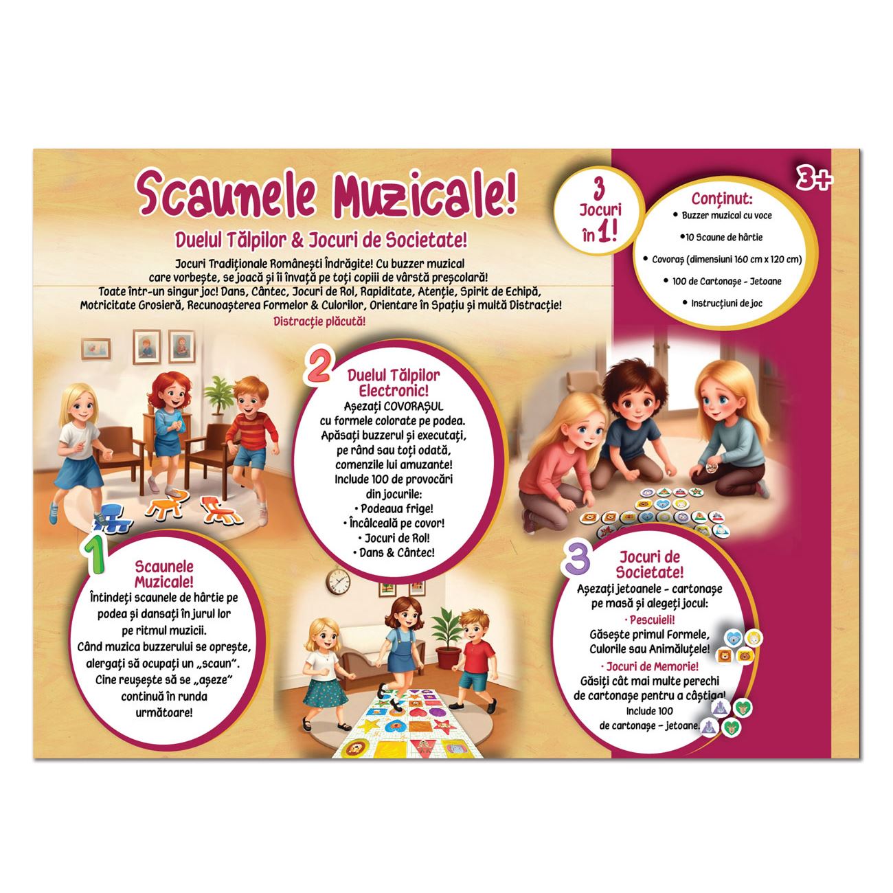 Joc de Societate Scaunele Muzicale & Duelul Talpilor - Idea - poza 3