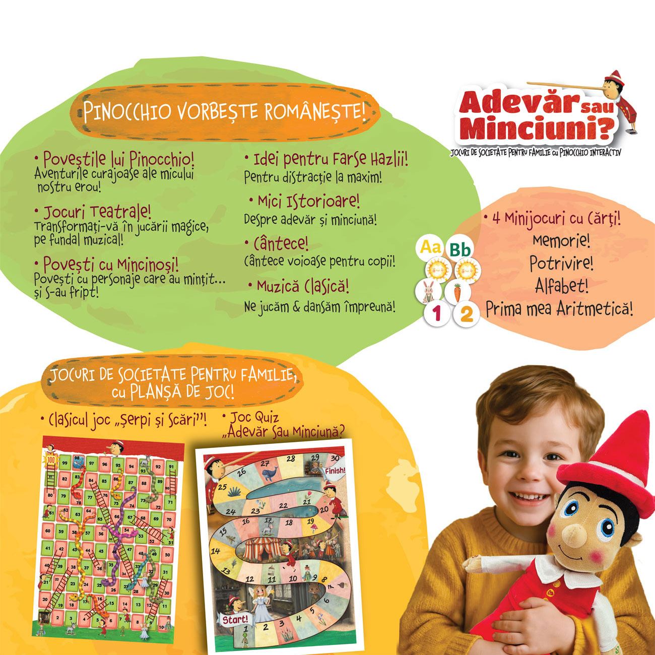 Joc de Societate ”Pinochio Adevar sau Minciuna” - Idea - poza 3