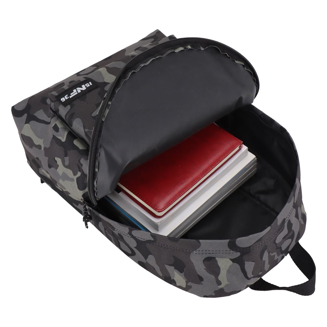 Ghiozdan Gri Army 15NF36 30x14x42cm - poza 3