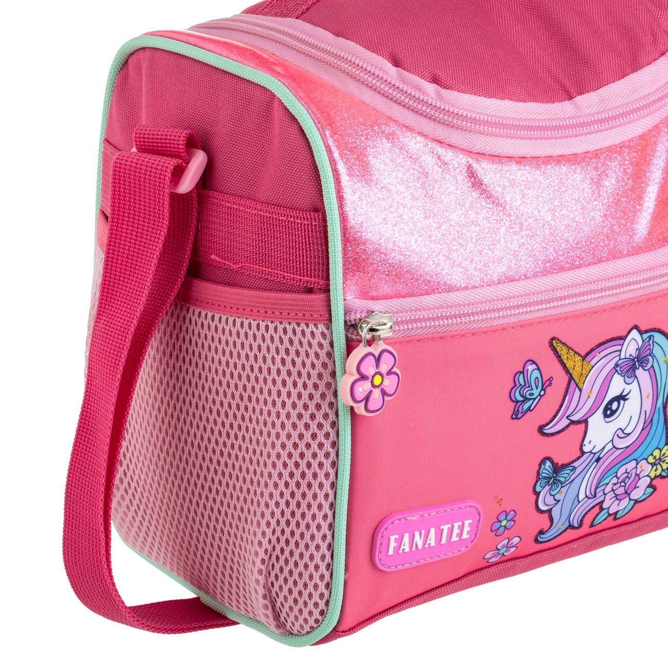 Geanta Izoterma Fucsia cu Model Unicorn - Fanatee - poza 3