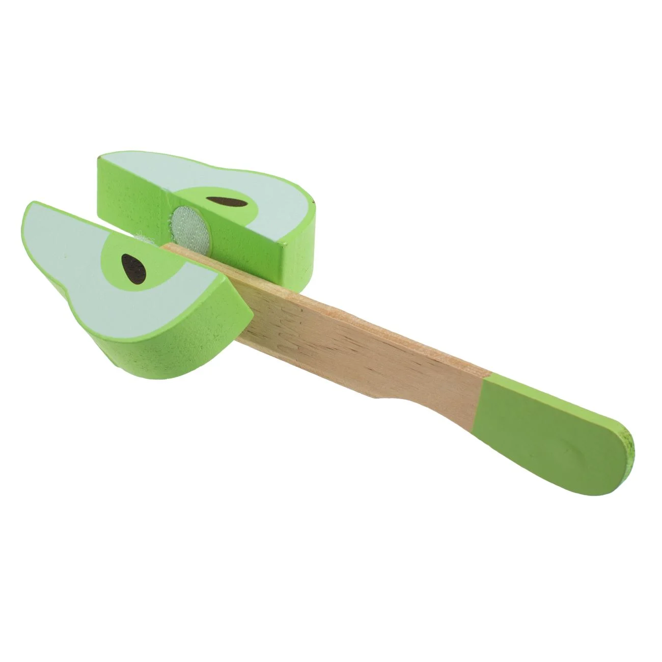 Set de Joaca din Lemn cu Fructe & Cutit 24,5x17,5cm - poza 2