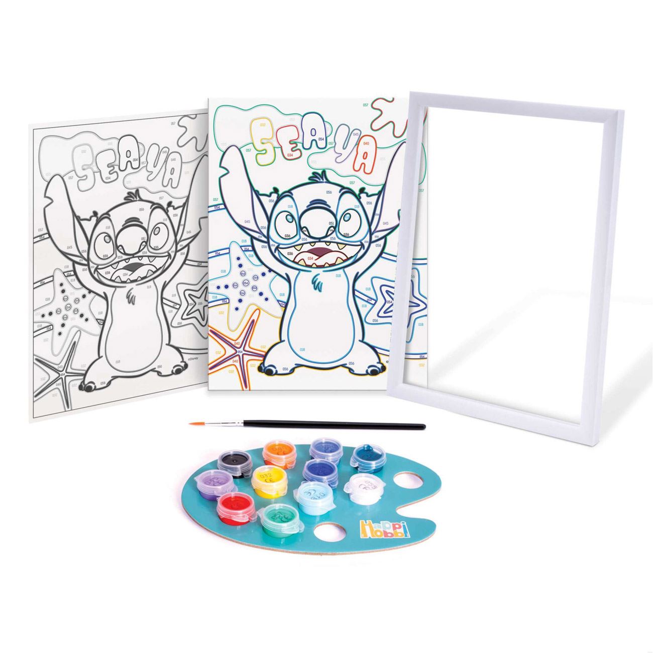 HappiHobbi Paint & Frame Pictura cu Numere Disney Stitch - AS - poza 2