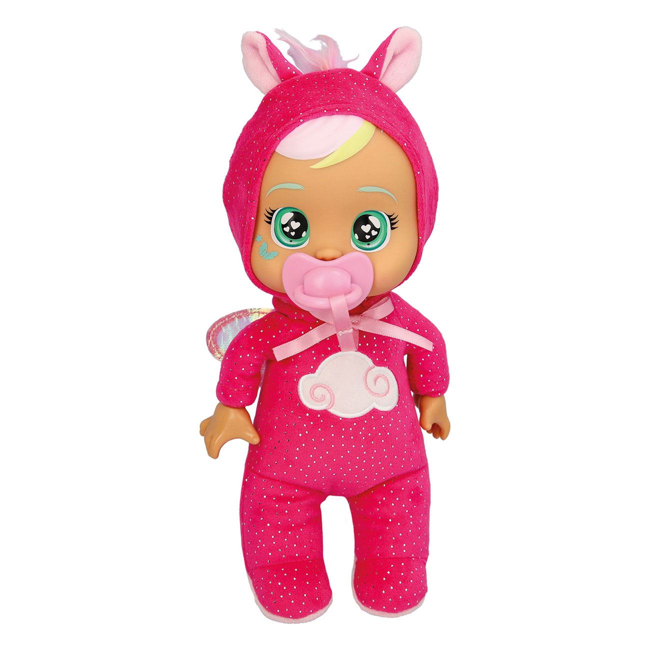 Cry Babies Tiny Cuddles Day Care Papusa Interactiva Plange cu Lacrimi 26,5cm - AS - poza 2