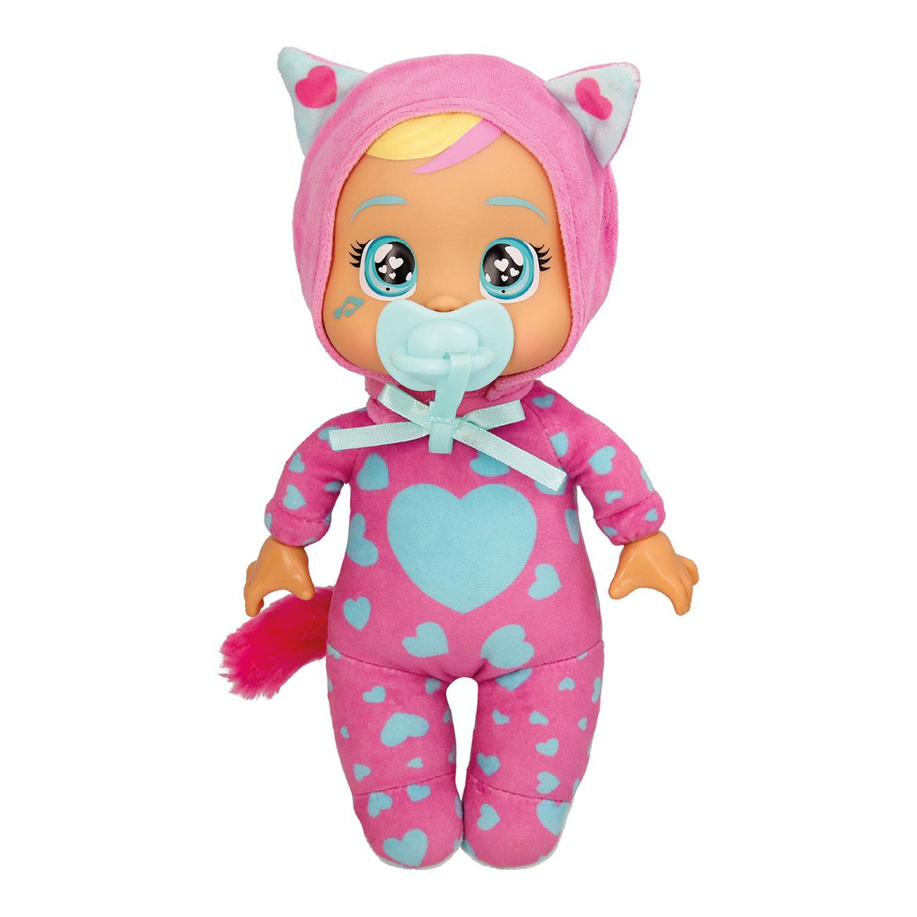 Cry Babies Tiny Cuddles Day Care Papusa Interactiva Plange cu Lacrimi 26,5cm - AS - poza 3