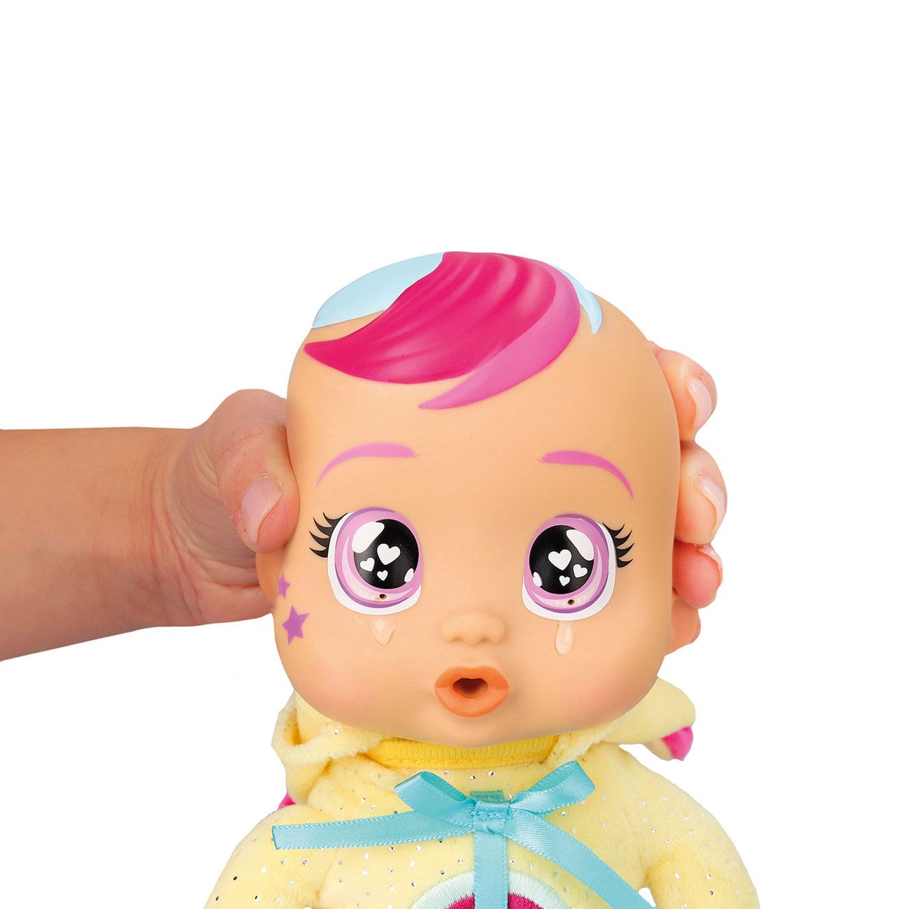 Cry Babies Tiny Cuddles Day Care Papusa Interactiva Plange cu Lacrimi 26,5cm - AS - poza 5