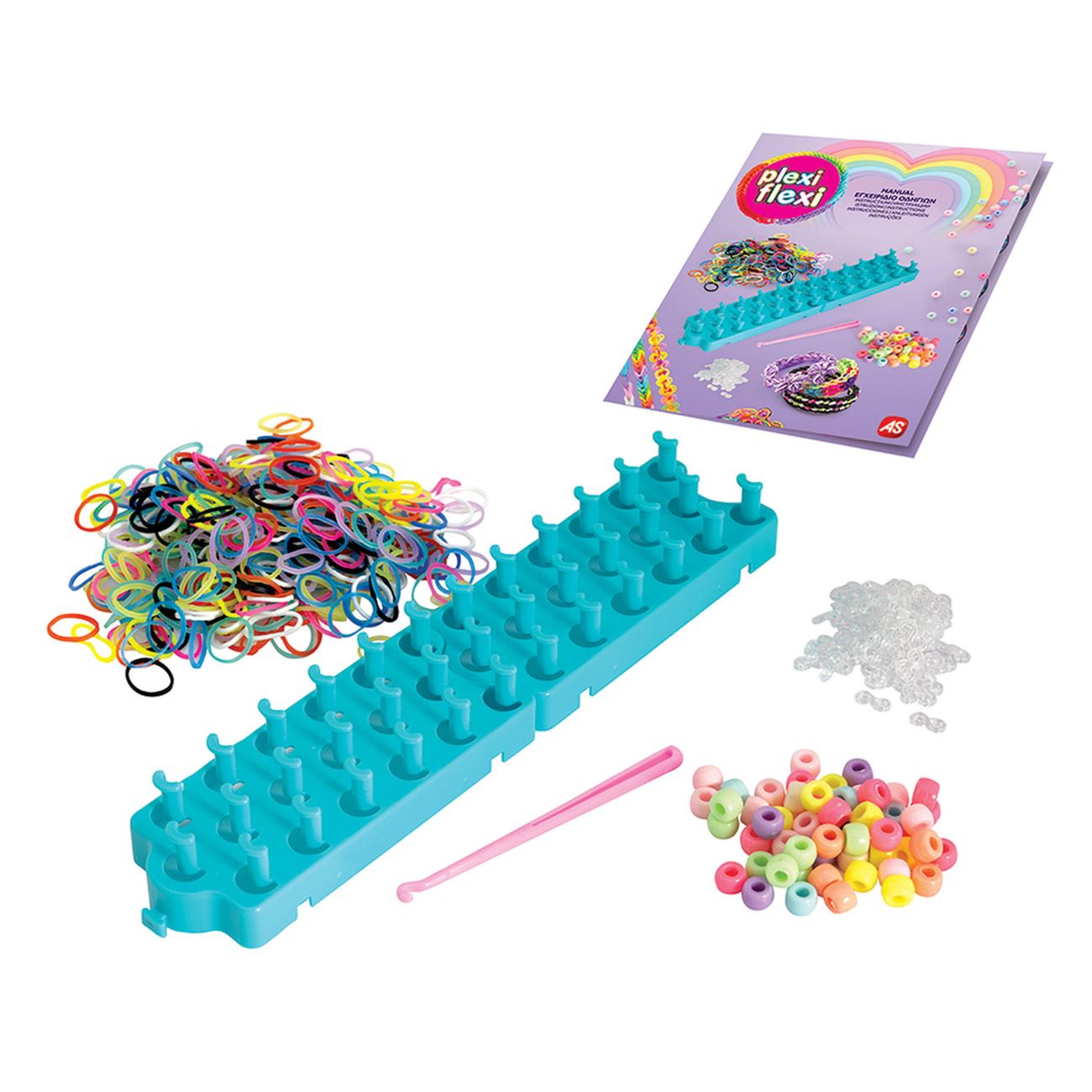 Set Plexi Flexi Love Husa Mare cu 4500 de Elastice & 100 de Accesorii - AS - poza 2