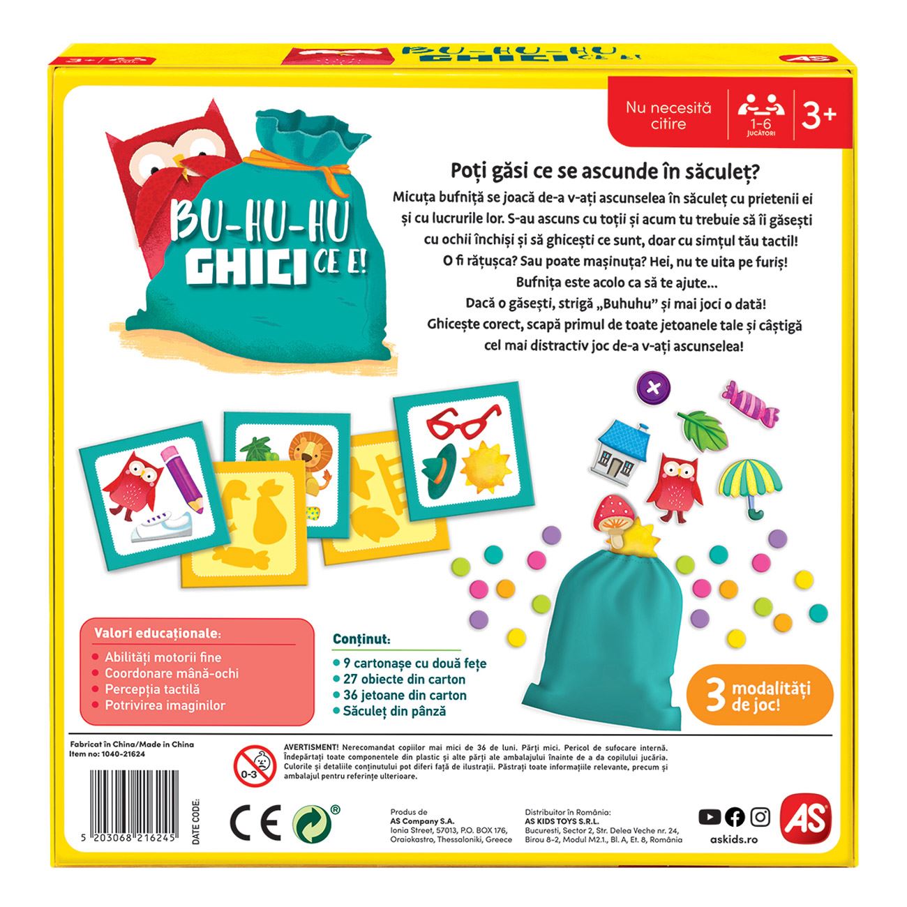 Joc de Societate ”Bu-Hu-Hu Ghici ce E!” - AS - poza 5