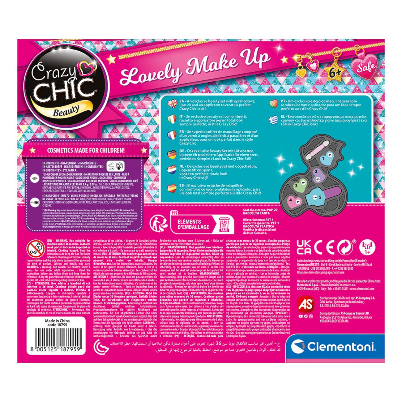 Crazy Chic Set Trusa de Machiaj - Vulpe pentru Copii - AS - poza 5
