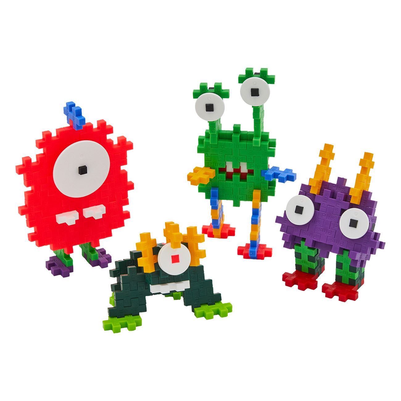 Plus Plus Cuburi de Constructie Monstri (Blind Bag) - Giochi Preziosi
