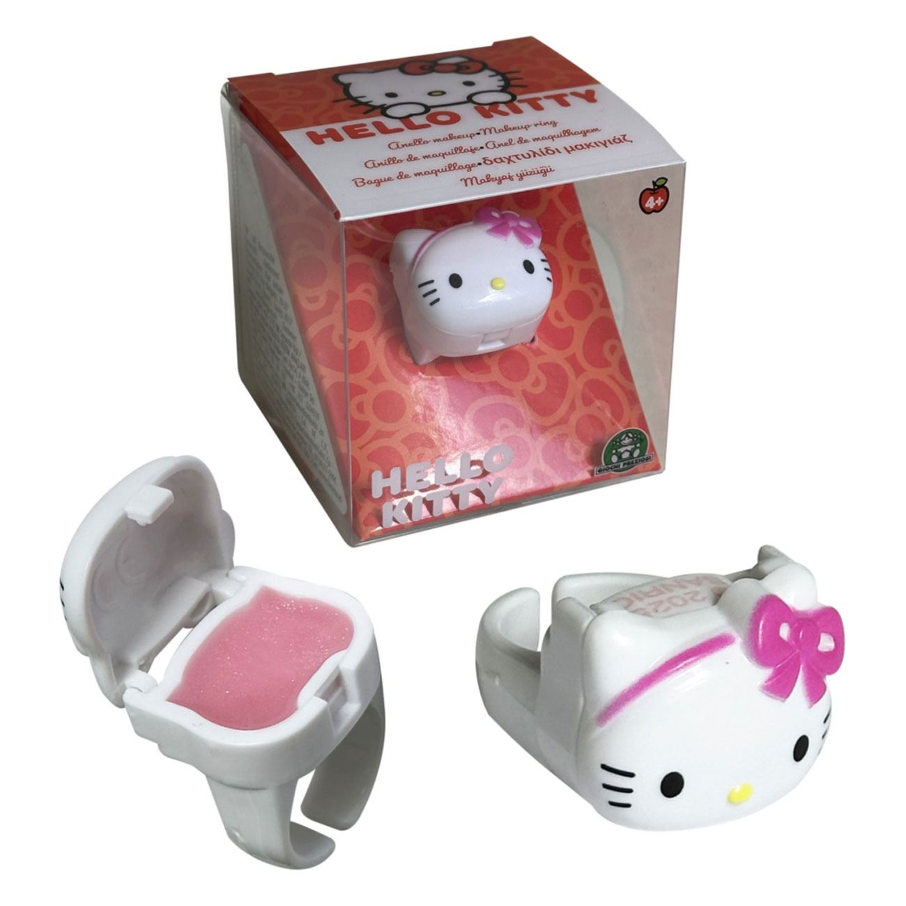 Inel cu Luciu de Buze Hello Kitty - Giochi Preziosi