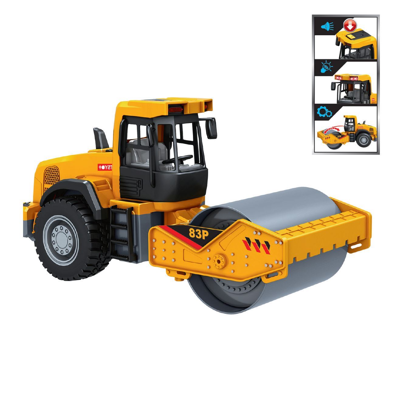 Vehicul de Santier cu Efecte Sonore & Lumina