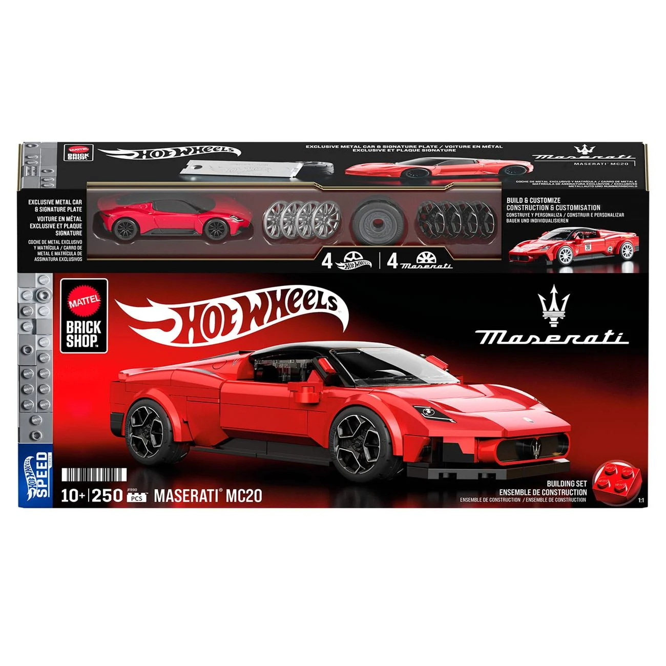 Set de Constructie Masini High Speed Maserati - Mattel