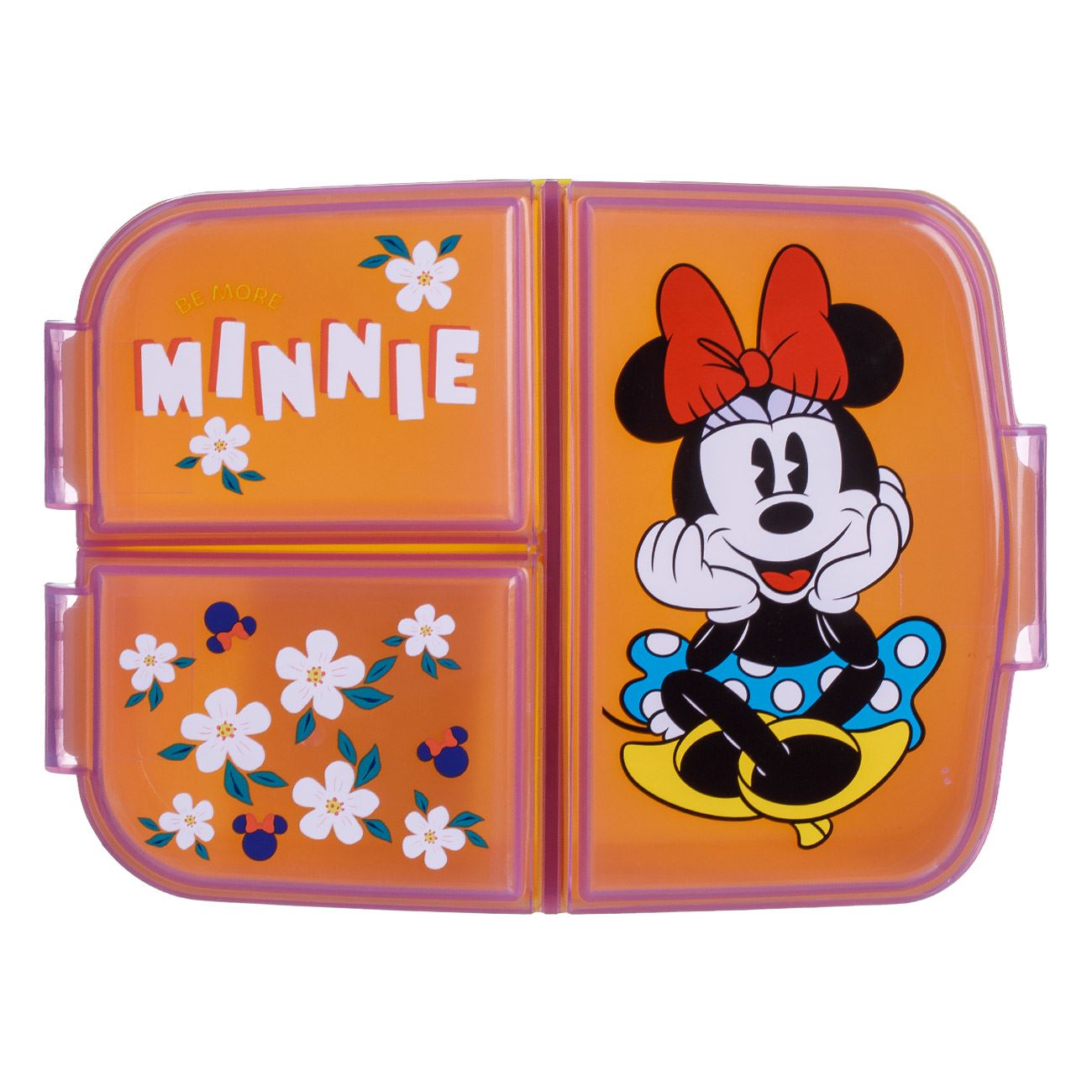 Caserola Galbena cu 3 Compartimente & Model Minnie Mouse - 790ml - poza 3