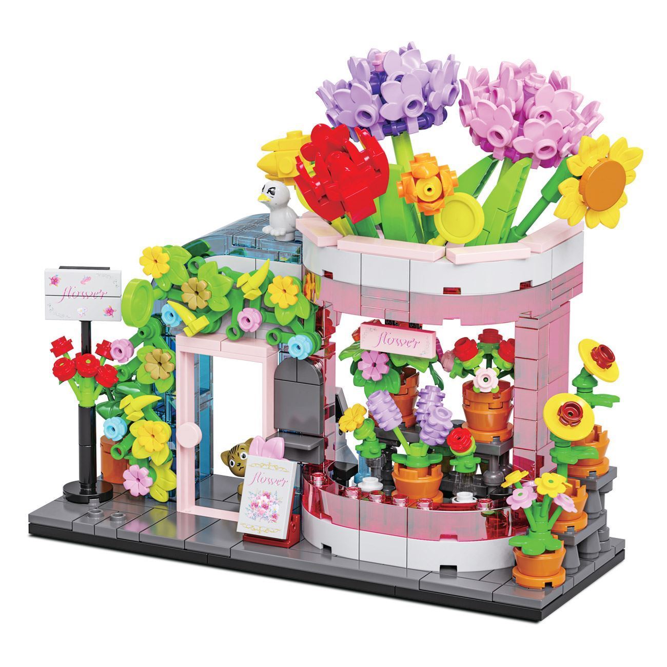 Cuburi de Constructie Florarie (524 Piese)