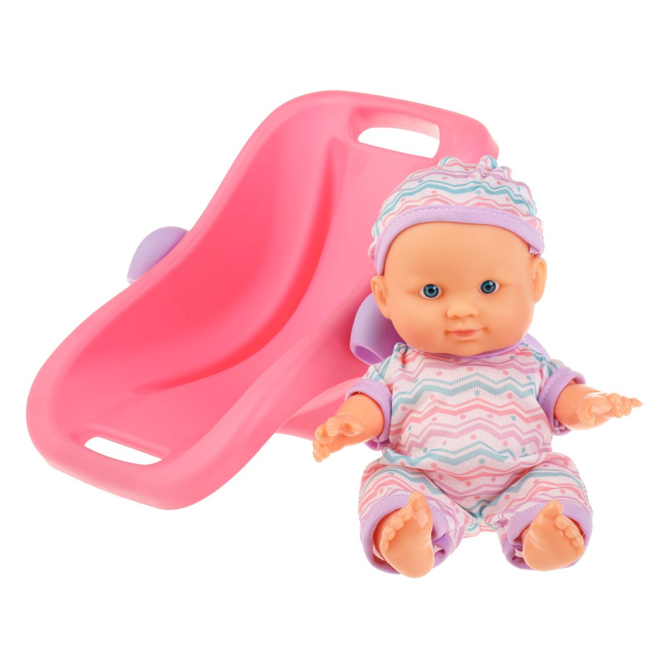 Papusa Bebelus cu Body Colorat & Landou 20x17x18cm - poza 2