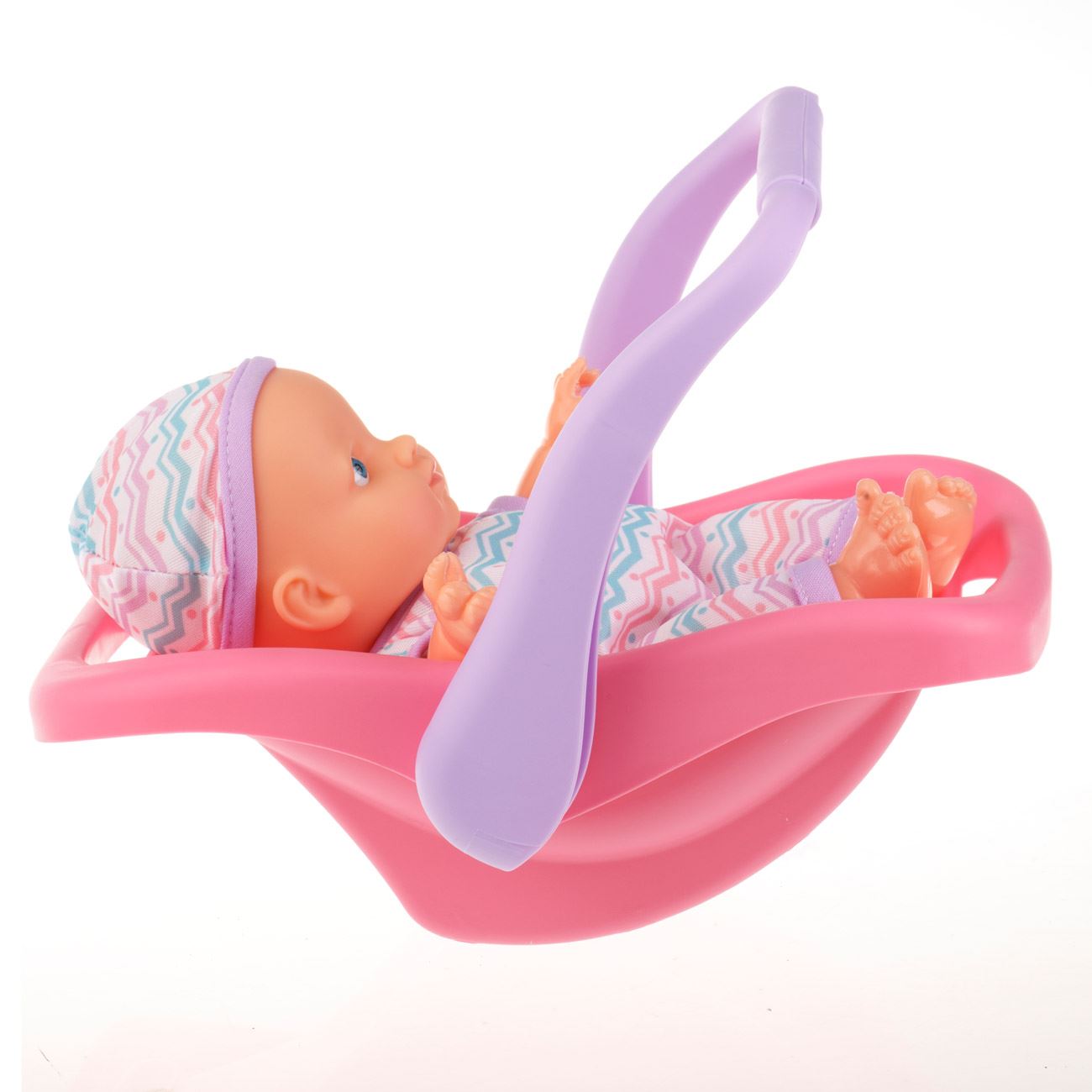 Papusa Bebelus cu Body Colorat & Landou 20x17x18cm - poza 3