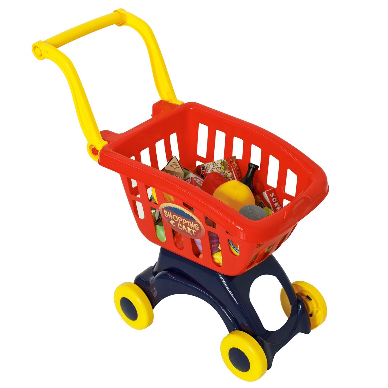 Jucarie Carucior Super Market cu Alimente - 20buc - poza 2