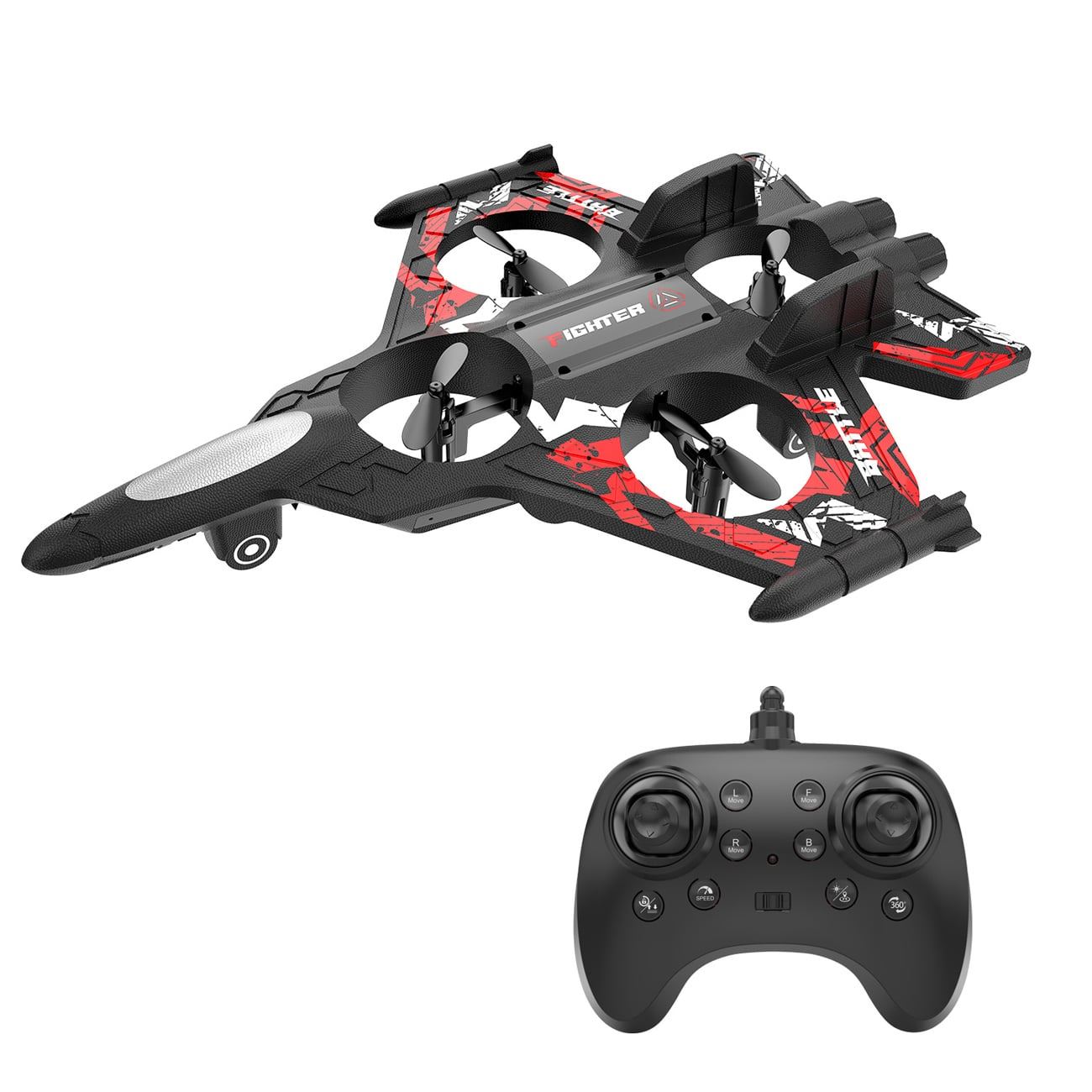 Avion Foam Drona Neagra Rosie 2.4G