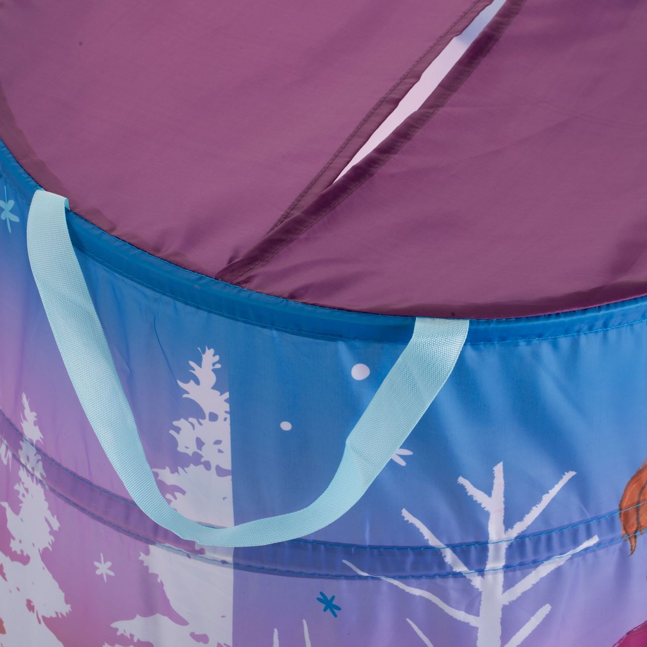 Cos Jucarii Textil Pliabil Albastru Frozen Ø46x57cm - poza 4