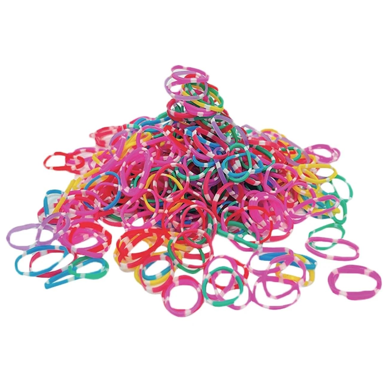 Set Elastice Colorate Rubber Band Loom Kit pentru Bratari - 4000 buc. - poza 4