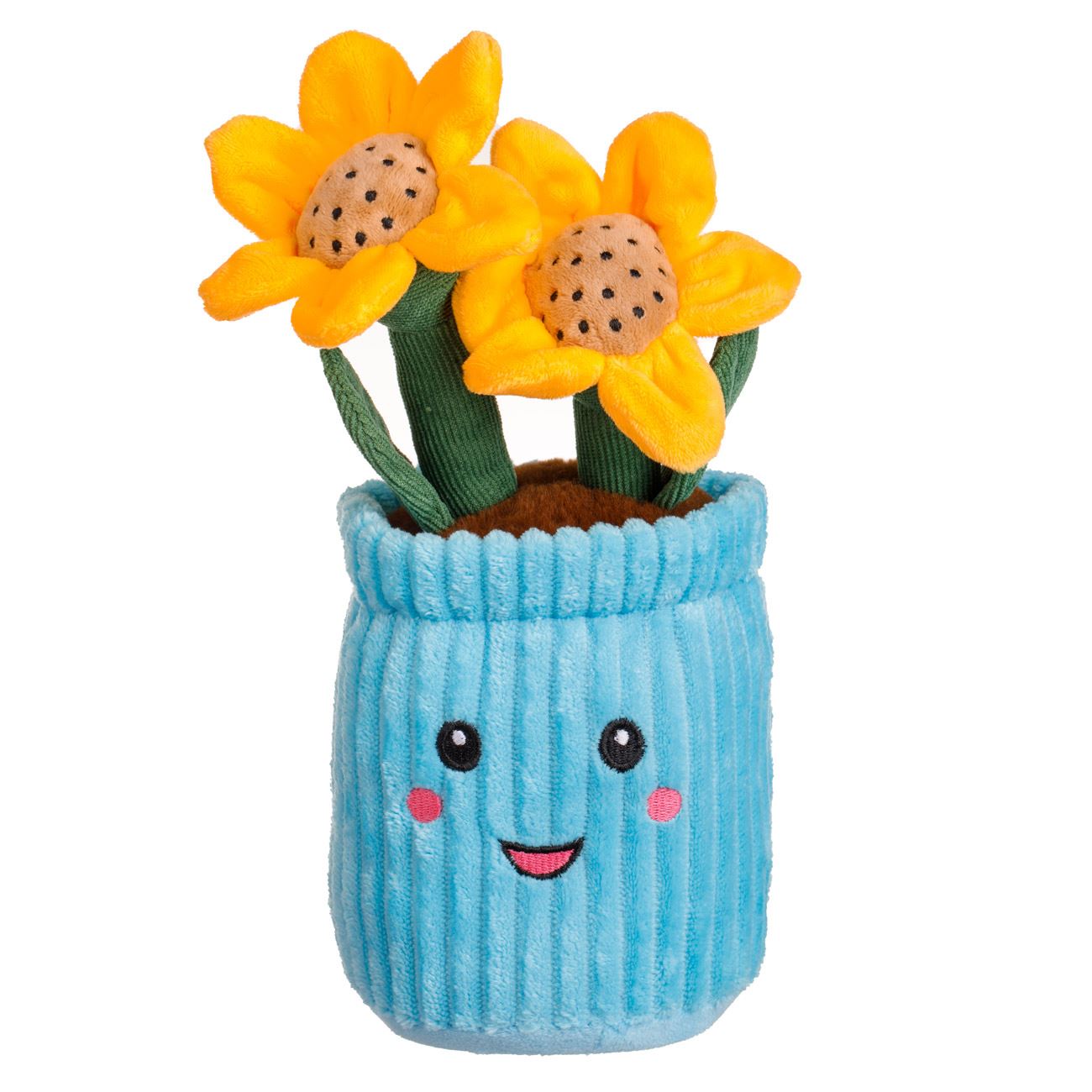 Jucarie Ghiveci Flori de Plus cu Floarea Soarelui Ø12x27cm