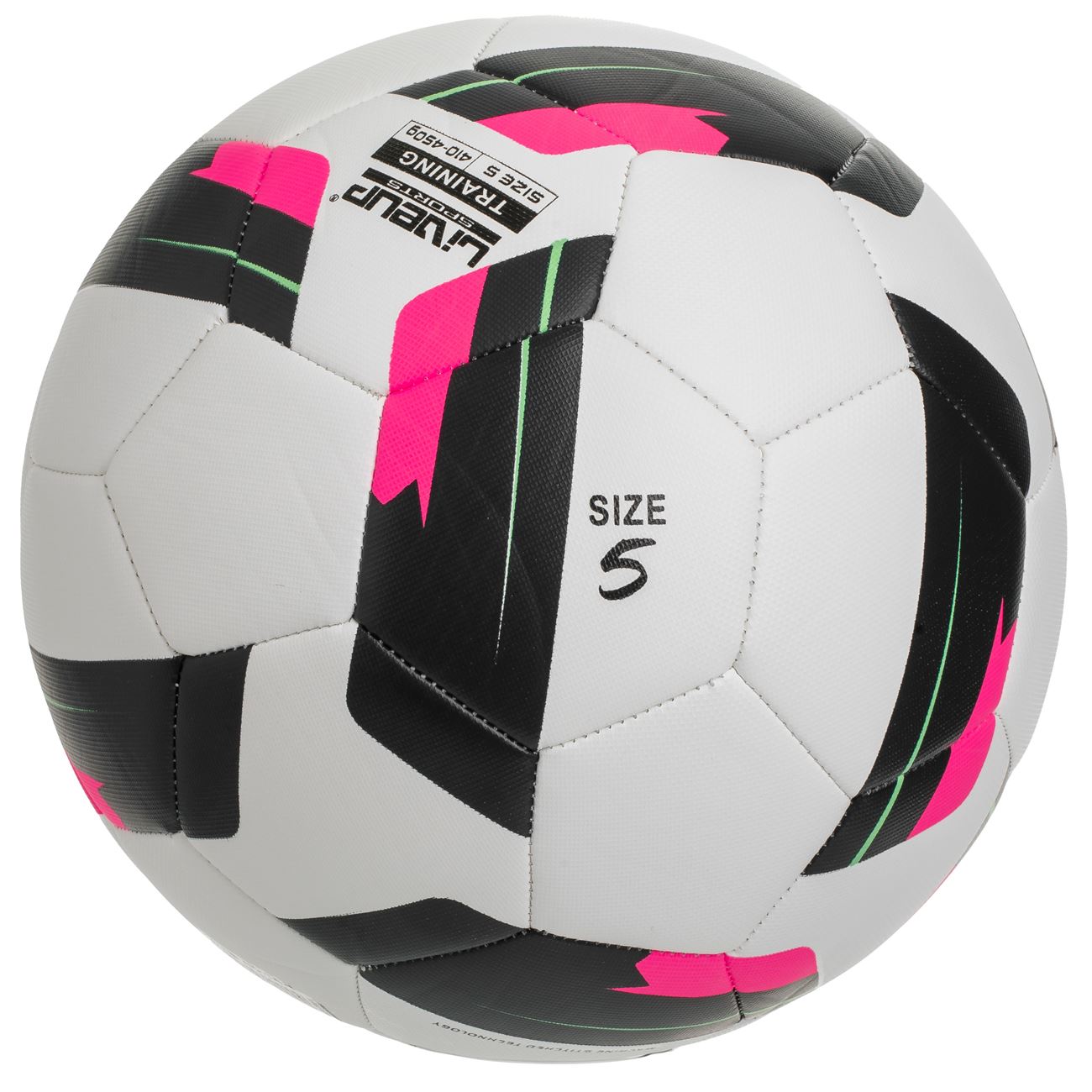 Minge de Fotbal Modele Albe Negre Roz Nr. 5 - poza 2