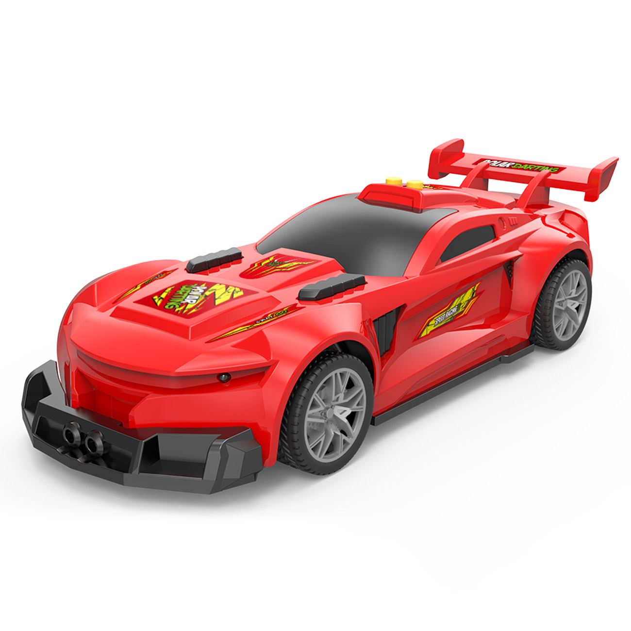 Masina de Curse Urban Racing Rosie cu Lumina & Sunet 1:10 - poza 2