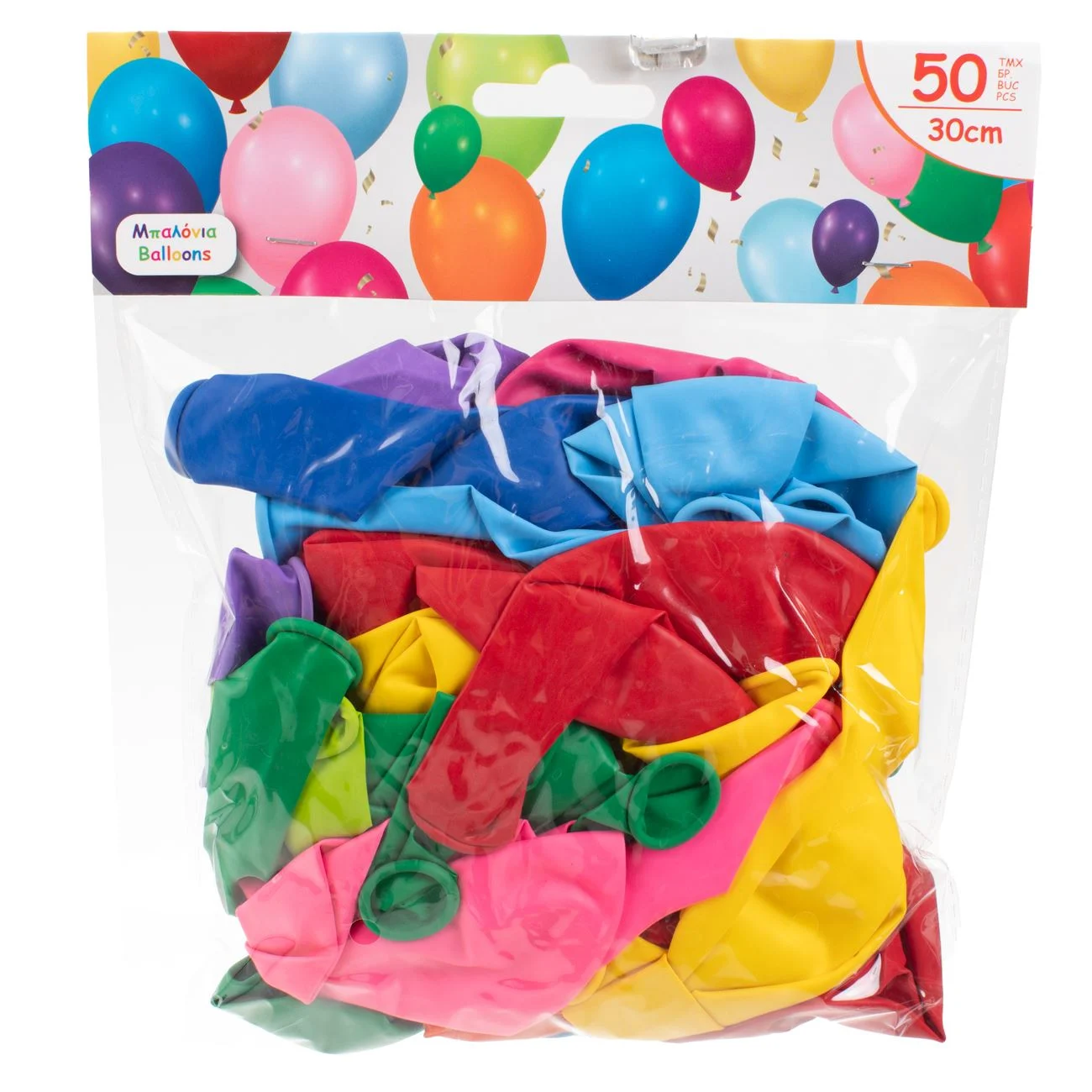 Baloane Colorate de Petrecere 30cm - 50buc - poza 2