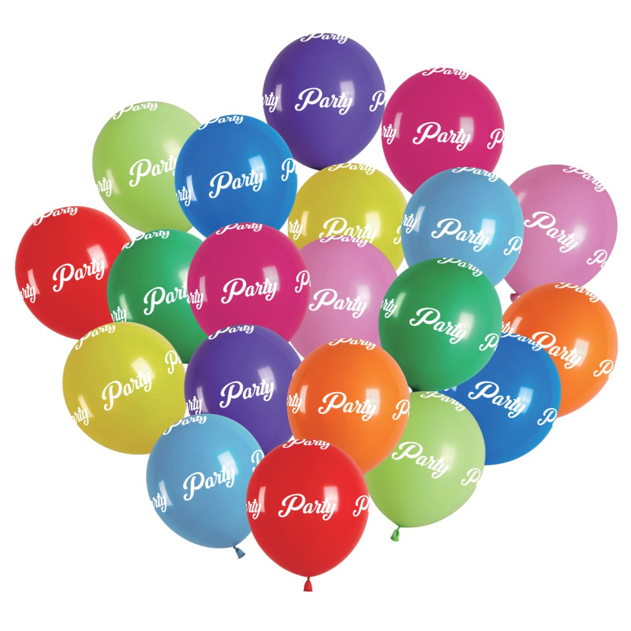 Baloane Colorate de Petrecere "Party" 30cm - 50buc