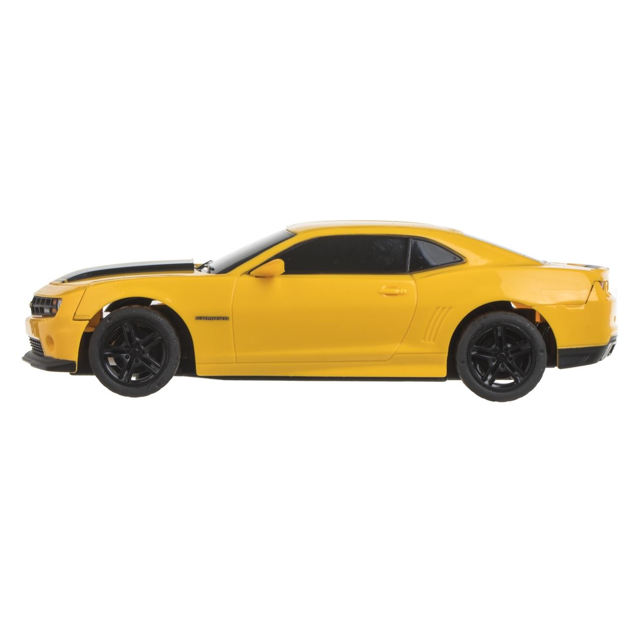 Masina Chevrolet Camaro Galbena cu Lumini & Telecomanda 1:24 / 24MHz - poza 2
