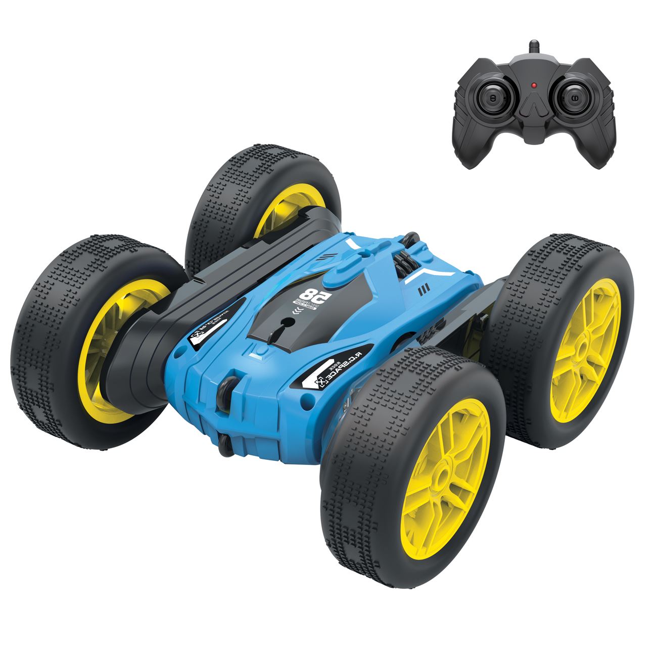 Masina Stunt cu 4 Roti pentru Acrobatii Telecomanda & Lumina 2.4Ghz