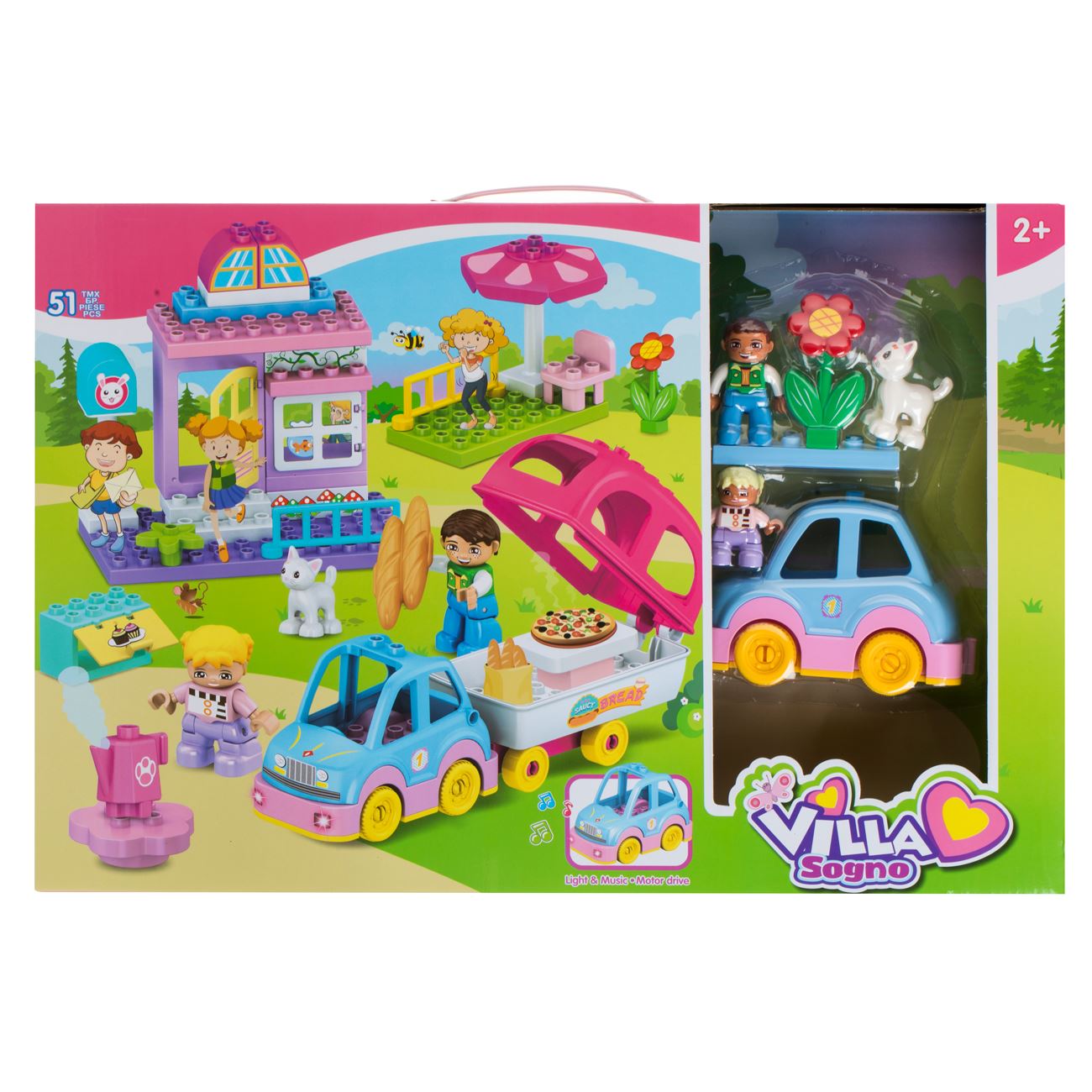 Set Cuburi de Constructie ”Inchetata & Dulciuri” (51 de piese) - poza 2