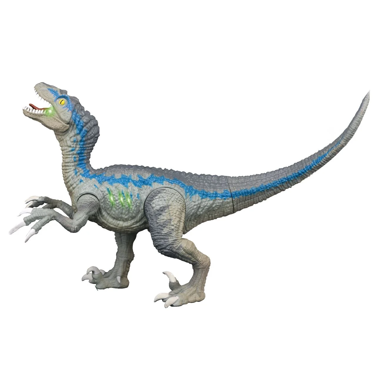 Figurina Dinozaur Velociraptor cu Efecte Sonore & Lumini 34cm