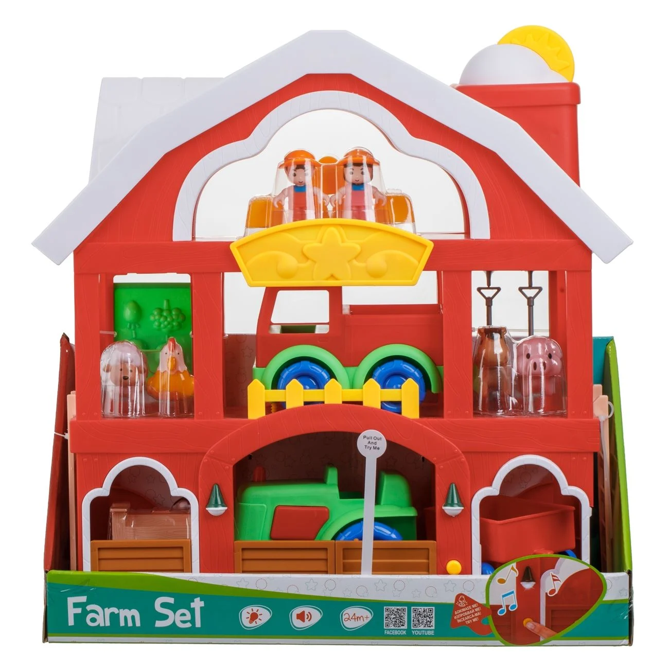 Set Prescolar Ferma cu Hambar Efecte Sonore & Lumini - poza 2