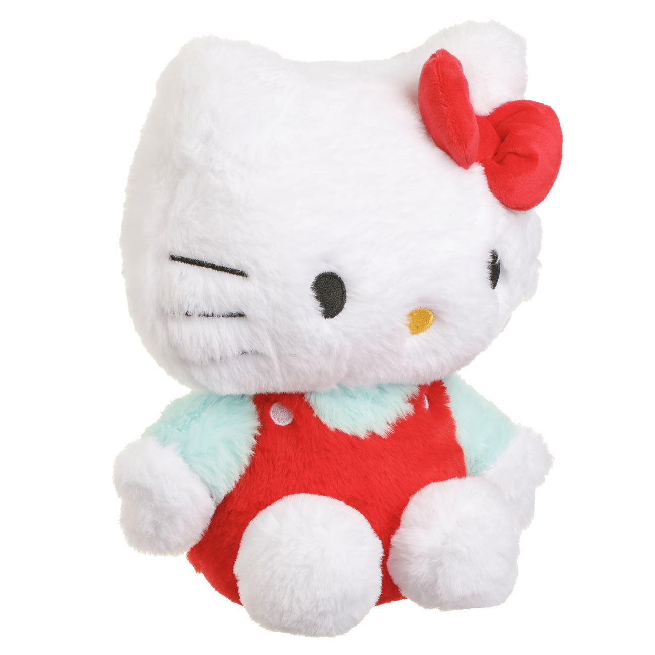 Figurina de Plus Hello Kitty cu Rochie Rosie 28cm - poza 2