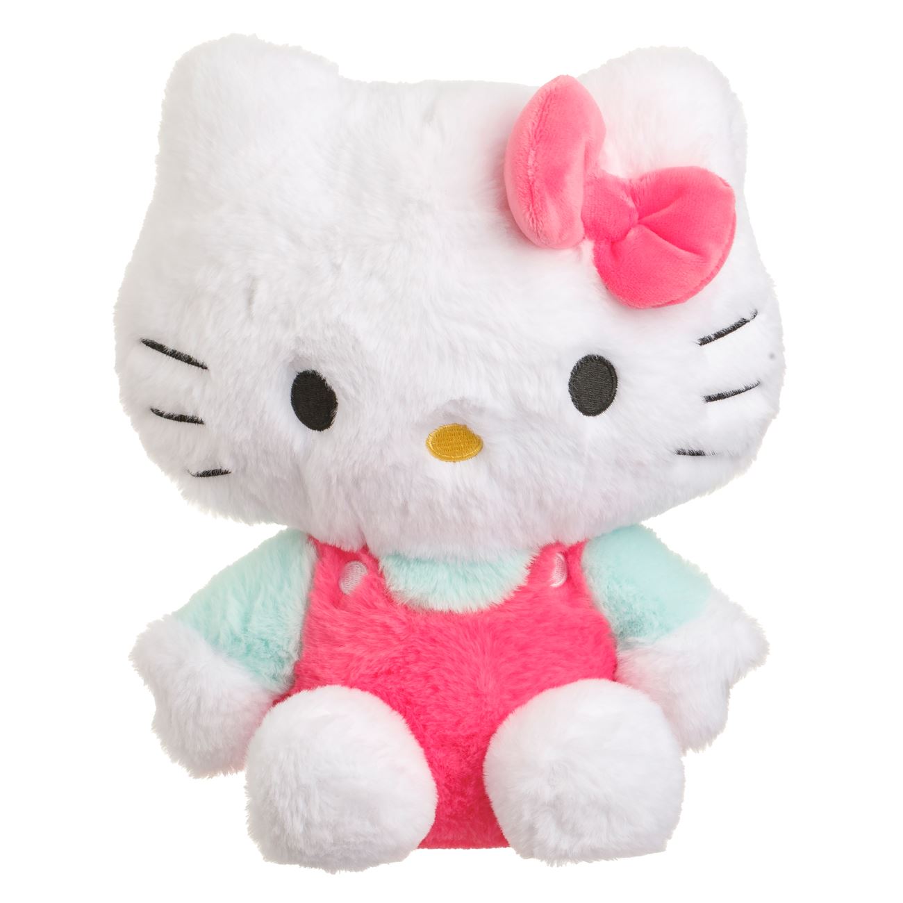 Figurina de Plus Hello Kitty cu Rochie Roz 28cm
