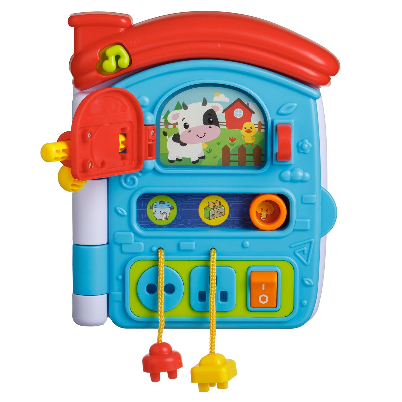 Jucarie Educativa Invat Casa cu Efecte Sonore 15x6x18cm