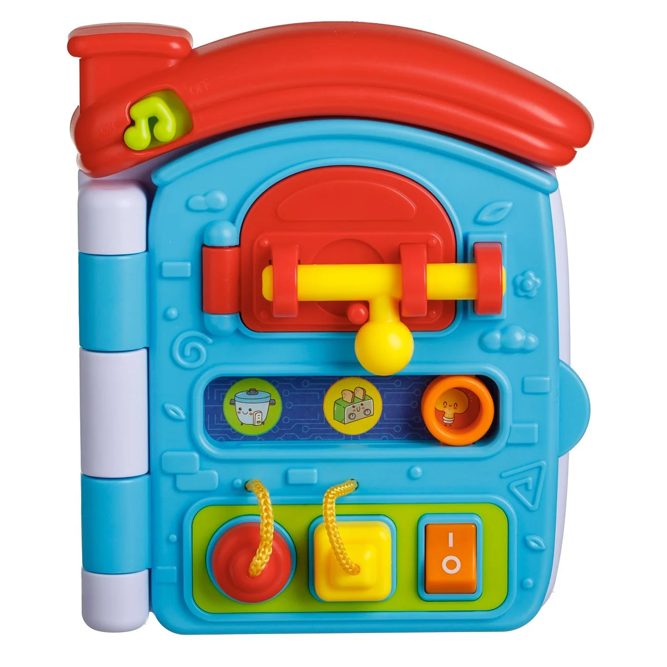 Jucarie Educativa Invat Casa cu Efecte Sonore 15x6x18cm - poza 2