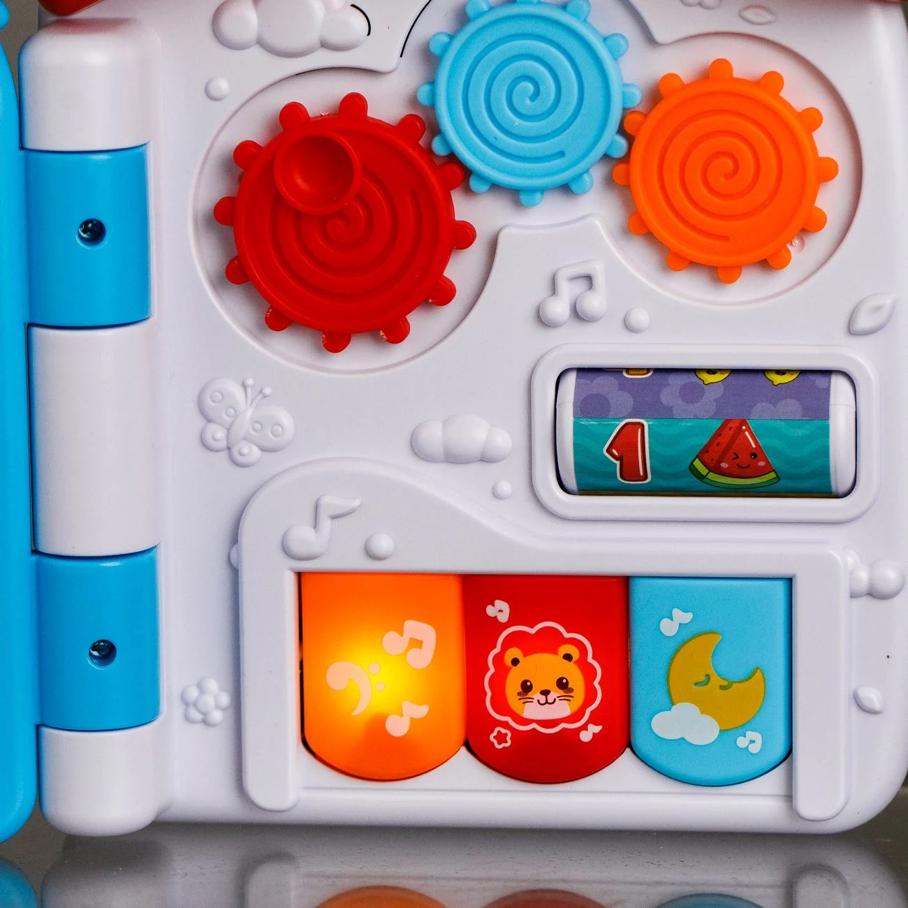 Jucarie Educativa Invat Casa cu Efecte Sonore 15x6x18cm - poza 5